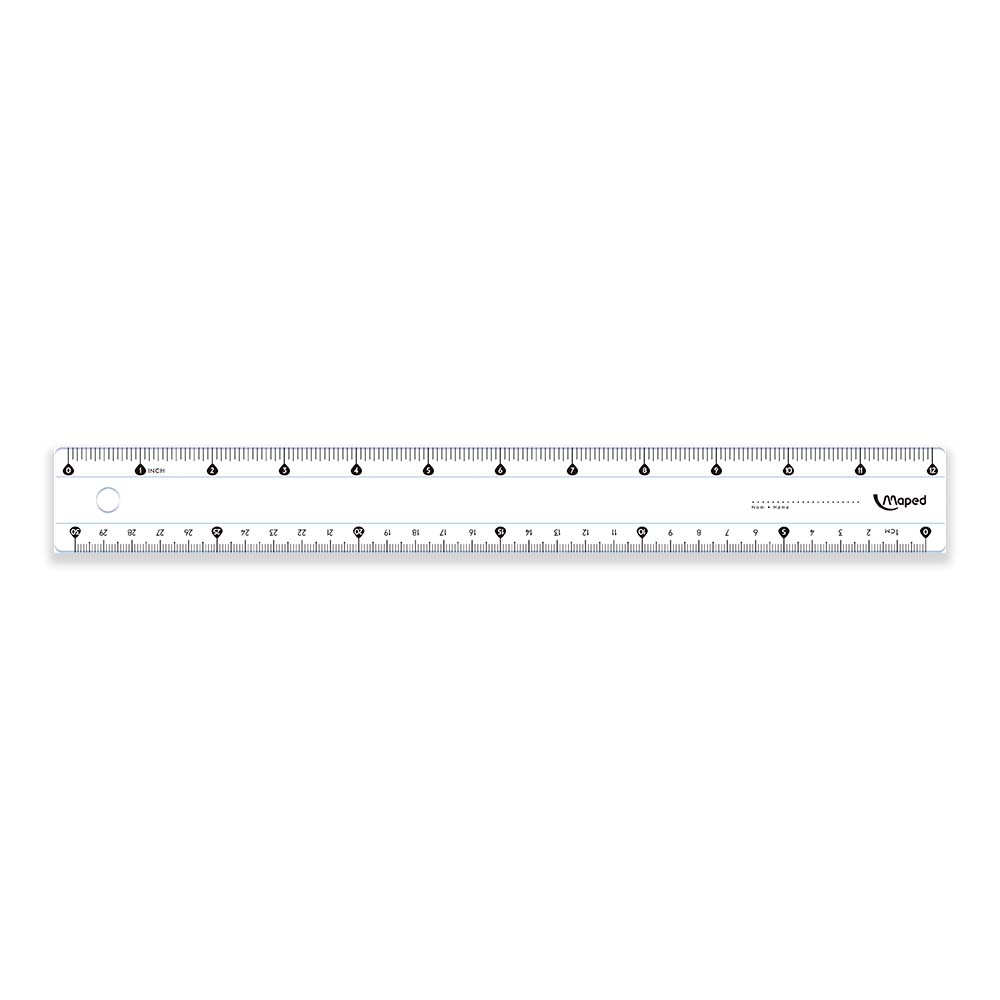 Regla Maped Plana Clásica 30cm