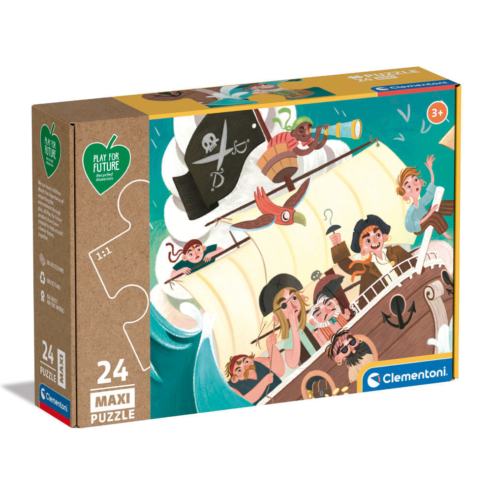 Rompecabeza Clementoni PFF Maxi Puzzle Yo Ho Ho 24 Piezas