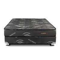 El Cisne Box Tarima Pocket Black Queen + 2 Almohadas