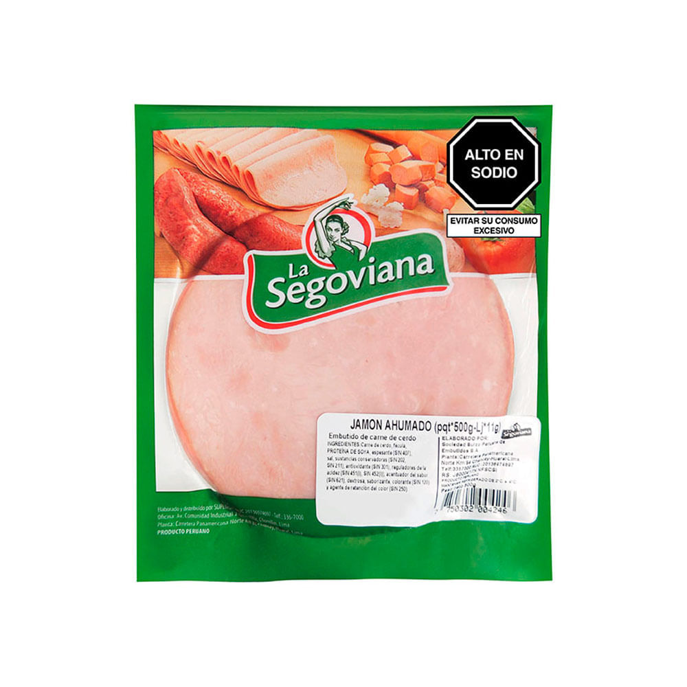 Jamón Ahumado La Segoviana Paquete 500 g