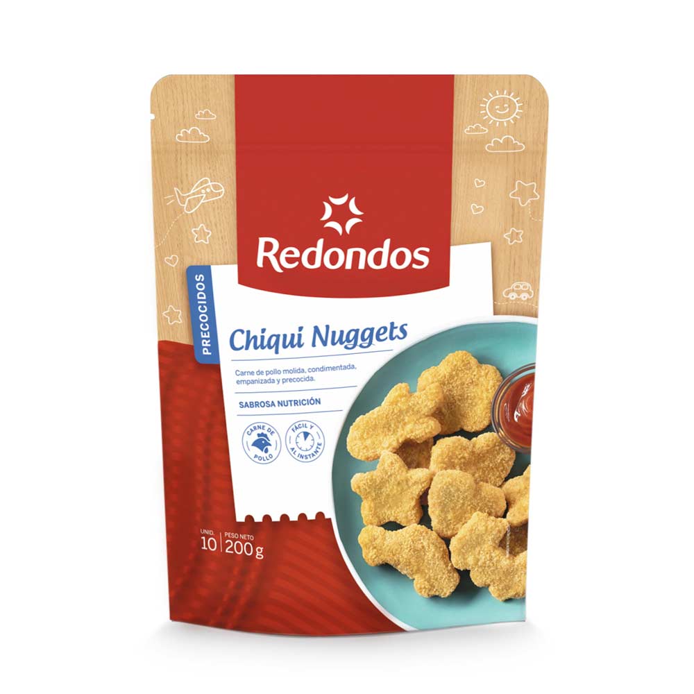Chiqui Nuggets Redondos Bolsa 10 Unid