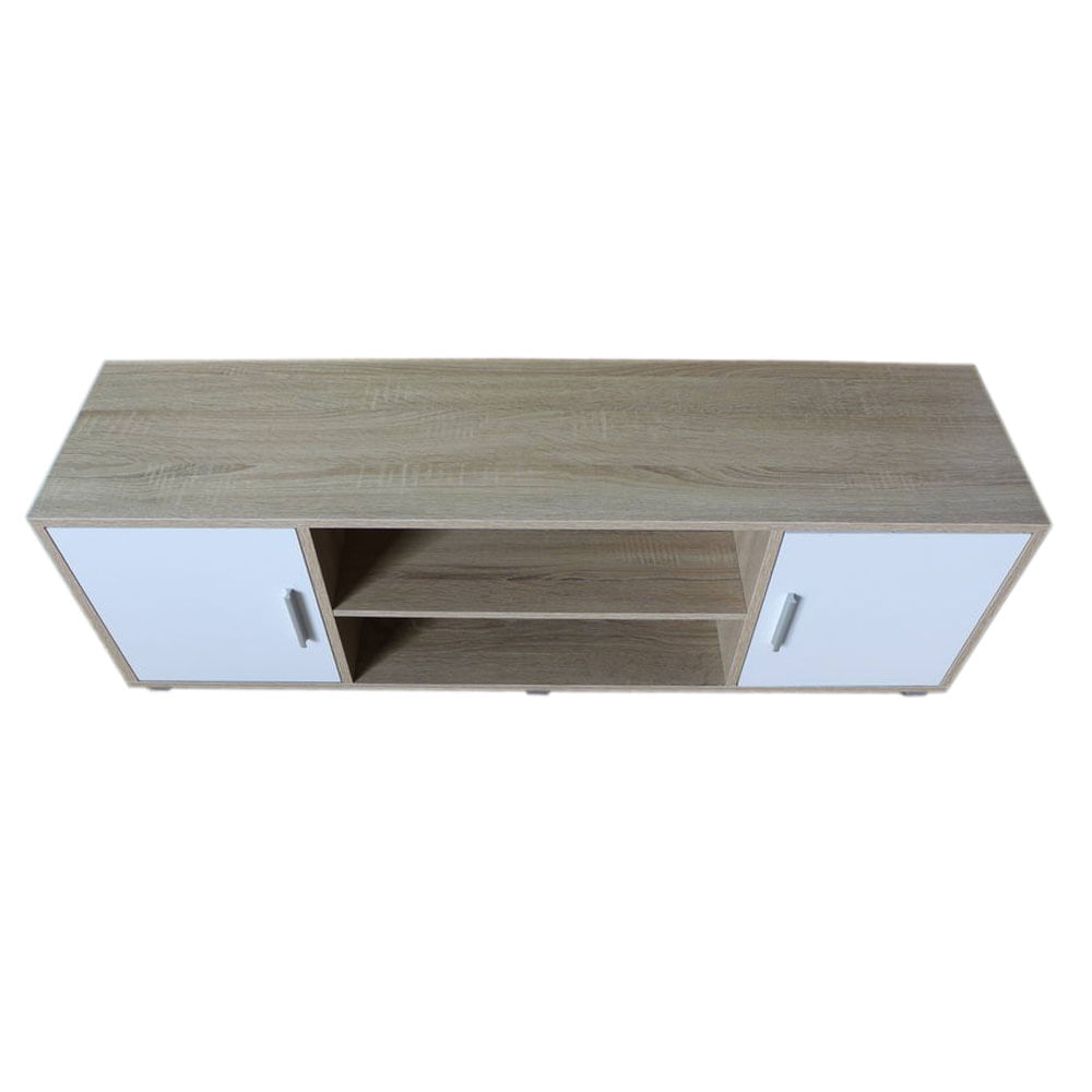 Mueble M+Design Tv Benitto Natural Blanco
