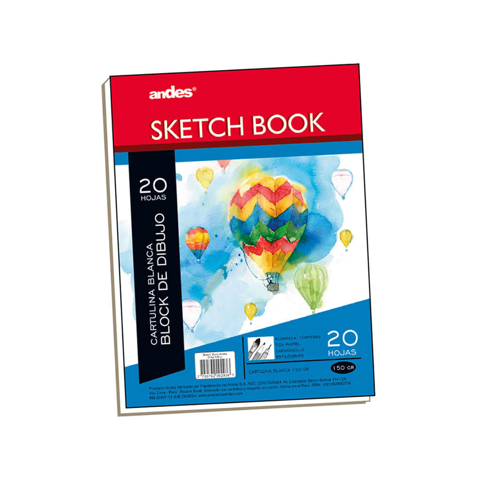 Block Sketch 20 Hojas 150 gr