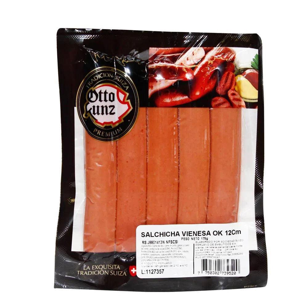 Salchicha Vienesa Otto Kunz 175g