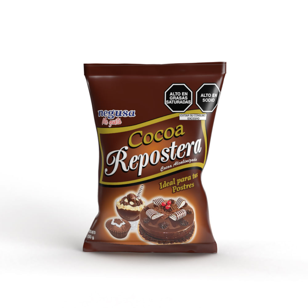 Cocoa Repostera Negusa Bolsa 150 g