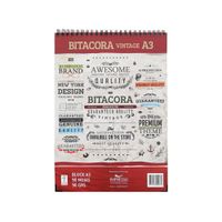 Block Bitácora Vintage A3 90 Hojas