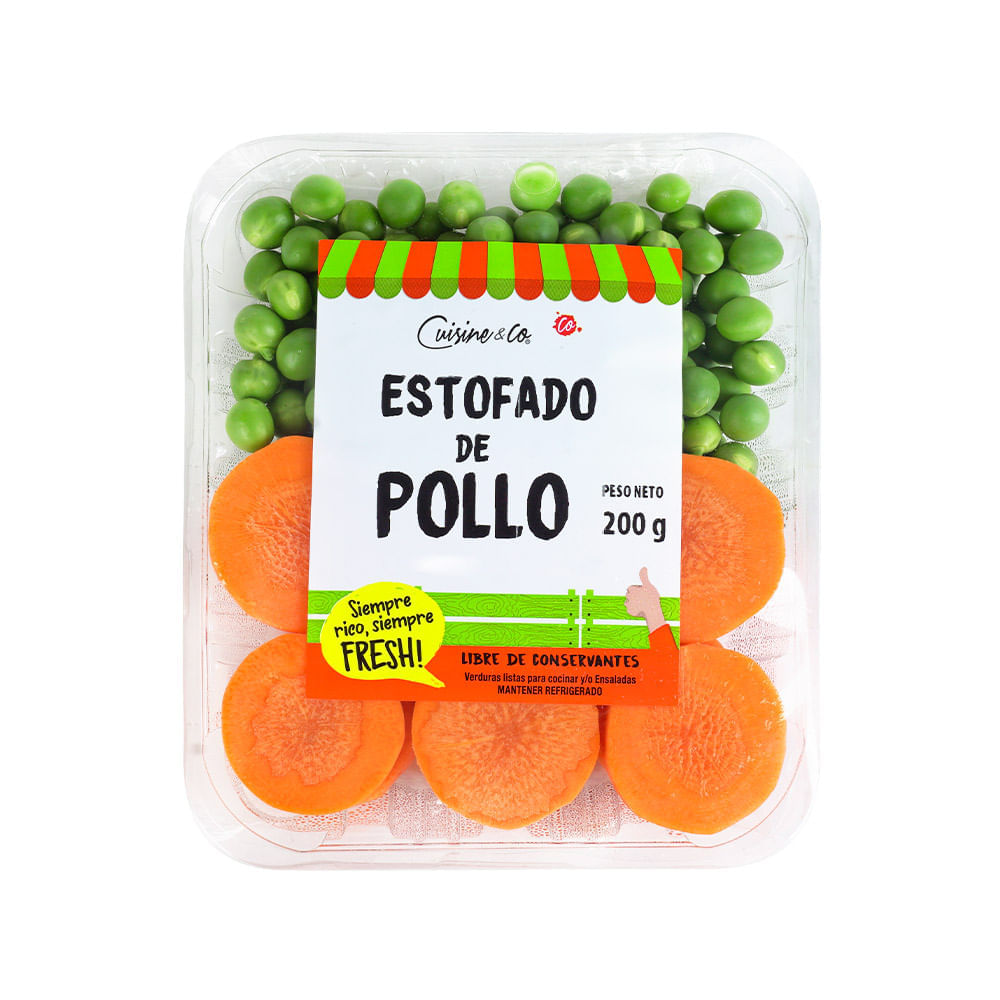 Verduras Picadas para Estofado de Pollo Cuisine & Co 200g