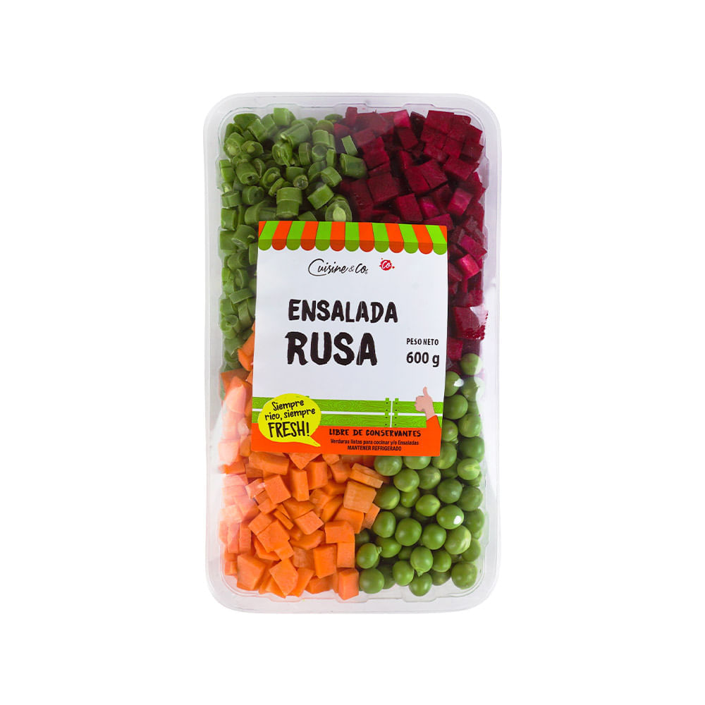 Verduras Picadas para Ensalada Rusa Cuisine & Co 600g
