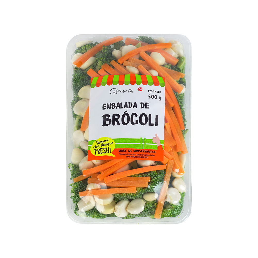 Verduras Picadas para Ensalada de Brócolo Cuisine & Co 500g