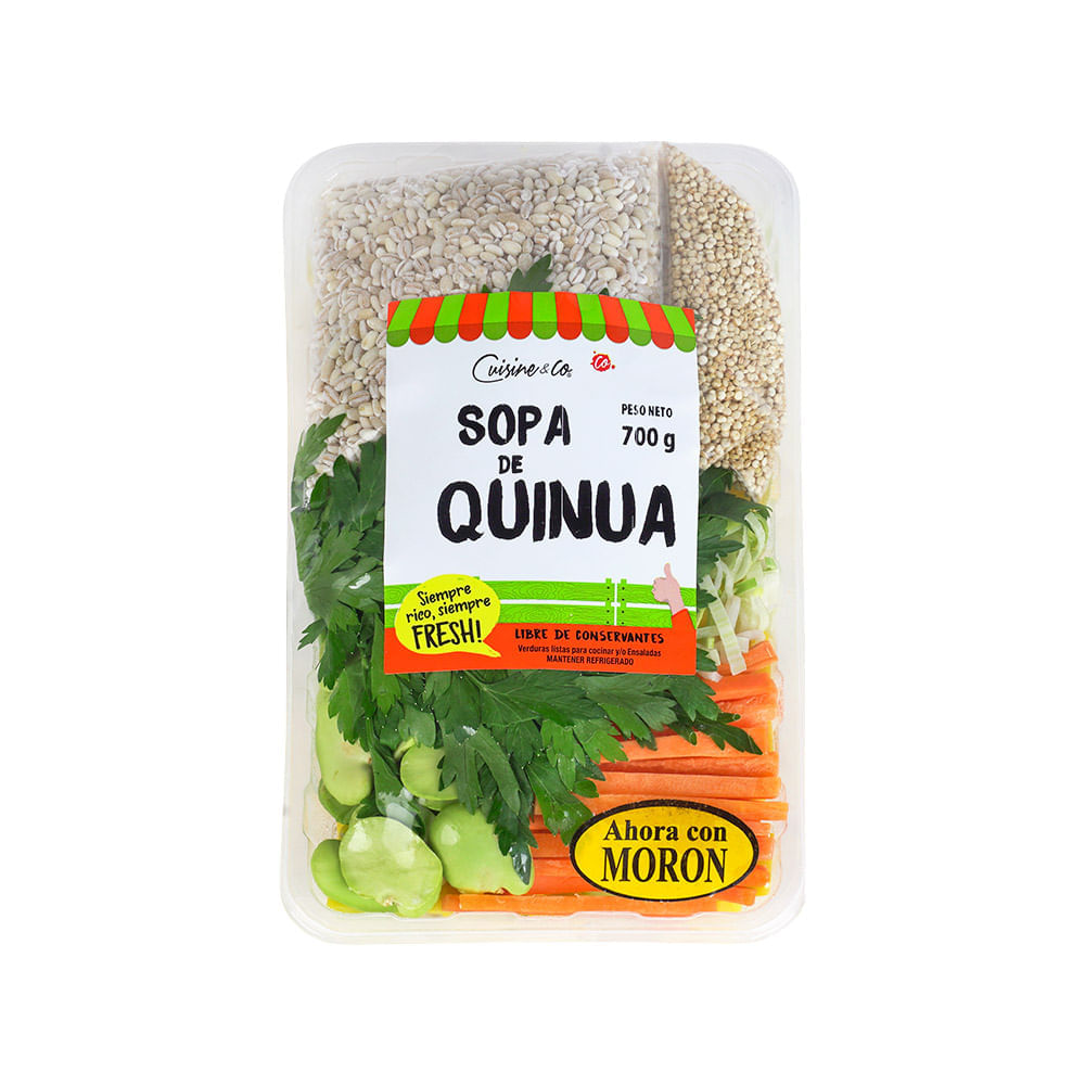 Verduras Picadas para Sopa de Quinua Cuisine & Co 700g