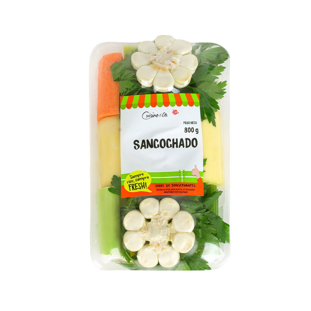 Verduras Picadas para Ensalada Sancochado Cuisine & Co 800g