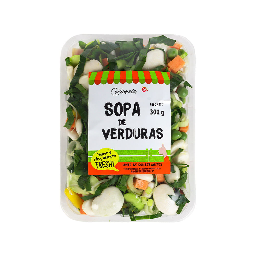 Verduras Picadas para Sopa de Verduras Cuisine & Co 300g