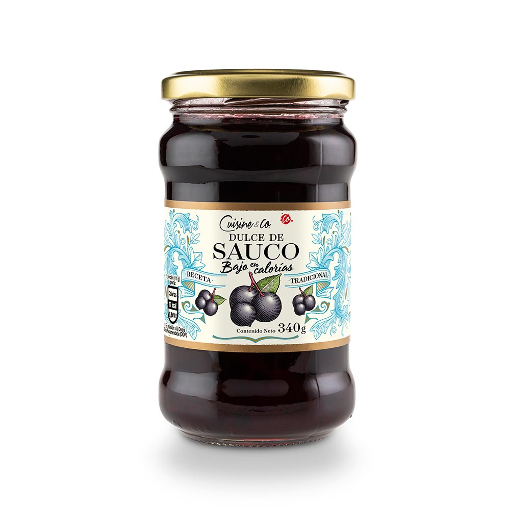 Mermelada de Saúco Baja en Calorías Cuisine & Co Frasco 340 g