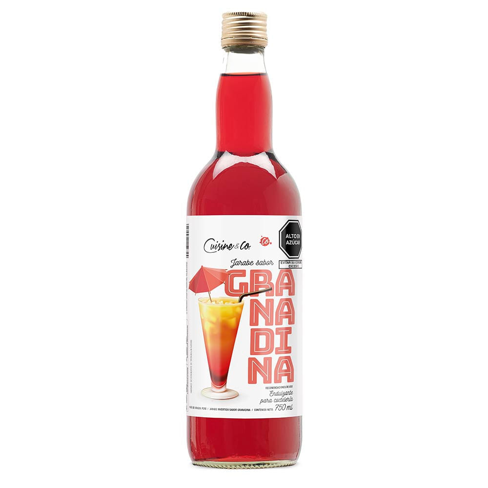 Jarabe de Sabor Granadina Cuisine & Co 750ml