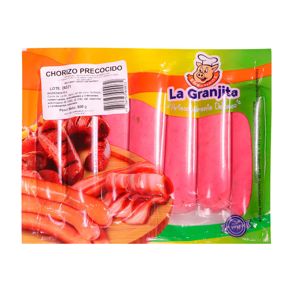 Chorizo Precocido La Granjita 500g