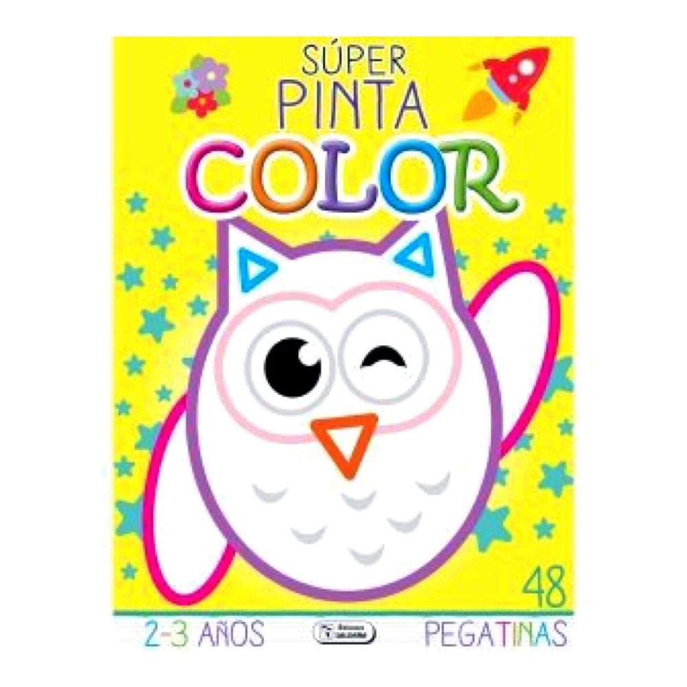 Libro Súper Pinta Color Amarillo