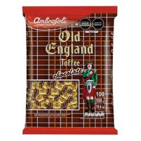 Toffee Sabor Chocolate Old England Toffee 100un.