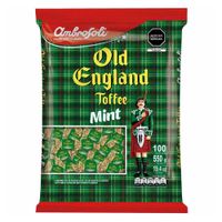 Toffee Sabor Menta Old England Toffee 100un.