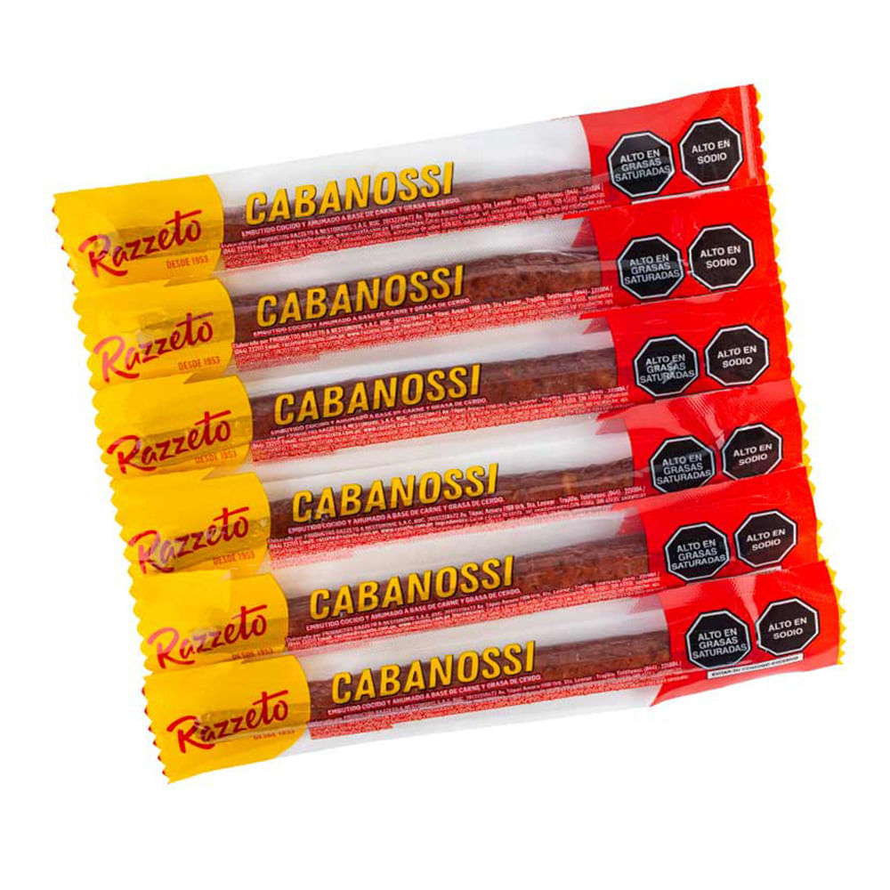 Cabanossi Razzeto Por Unidad 22 g