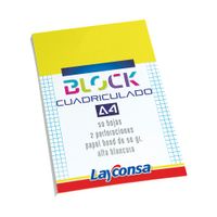 Layconsa Block Cuadriculado A4 50 Hojas