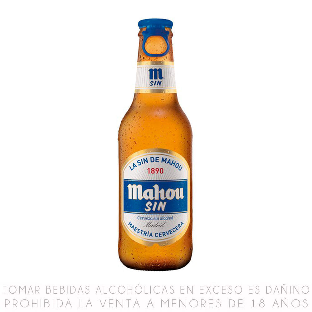 Cerveza Sin Alcohol Mahou Botella 250ml