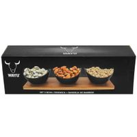 Set Wayu de 3 Bowls Aperitivo
