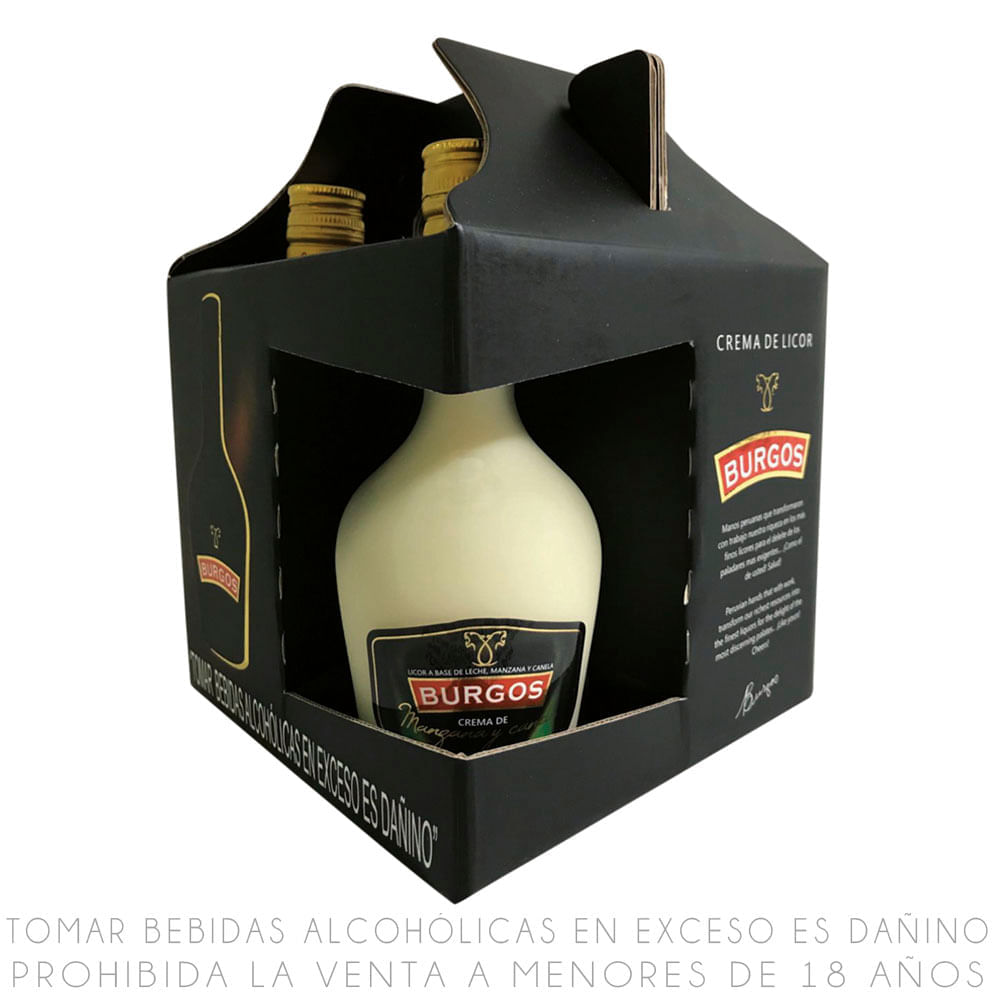 Pack Licor Cremas Caja 250 ml