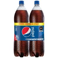 Twopack Gaseosa Pepsi Botella 1.5L