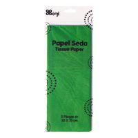 Papel de Seda 50 x 70cm Benji 5un. Verde