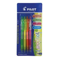 Lapicero Pilot Poplol Neón 4 un.