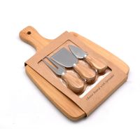 Set Tabla Bambú Krea y Utensilios Queso