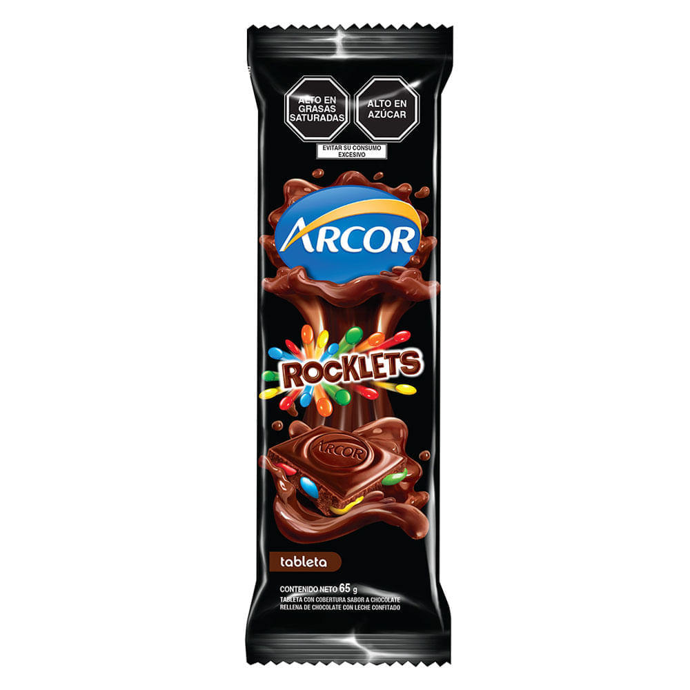 Tableta Arcor Rocklets 65g