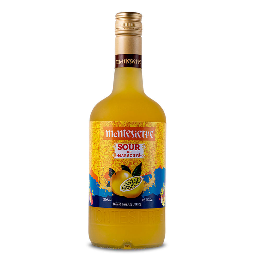 Rtd Sour Maracuyá Montesierpe Botella 700ml