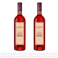Twopack Vino Rosé Syrah Queirolo Botella 750ml