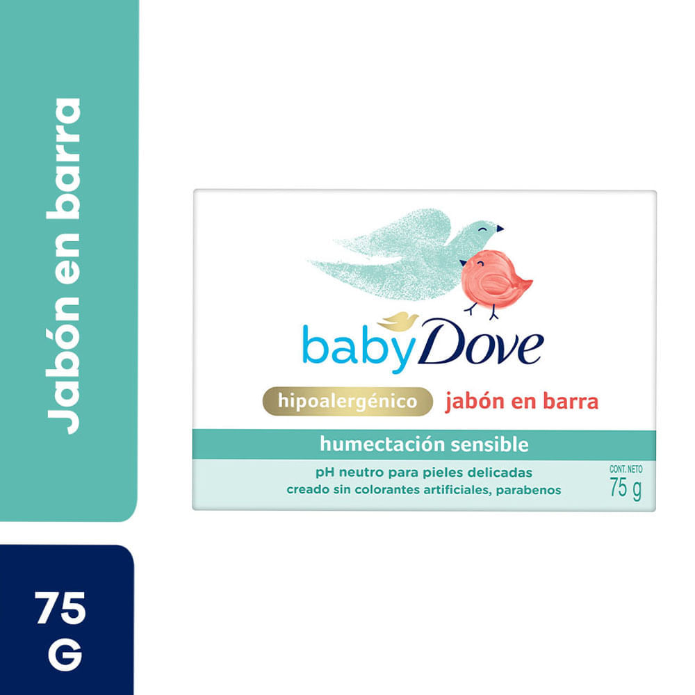 Jabón en Barra Sensible Dove Baby 75g