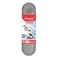 Estuche de Cubiertos Maped Gris