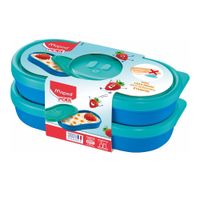 Pack x2 Contenedor Snack Kids Azul