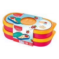 Pack x2 Contenedor Snack Kids Rosa