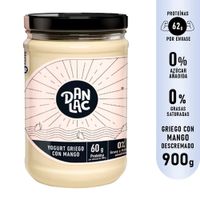 Yogurt Griego Descremado con Mango Danlac Frasco 900g
