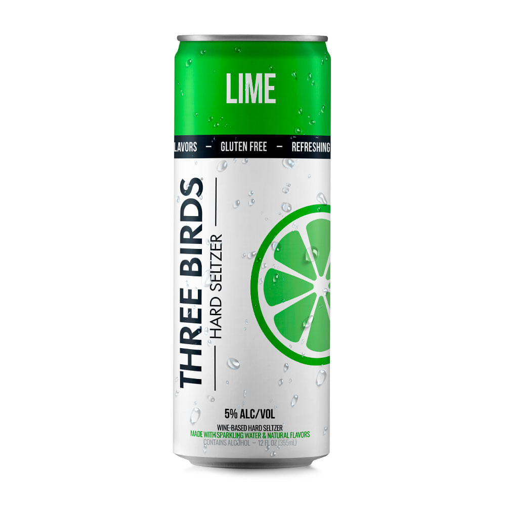 Bebida Ready to Drink Three Birds Lime Lata 355ml
