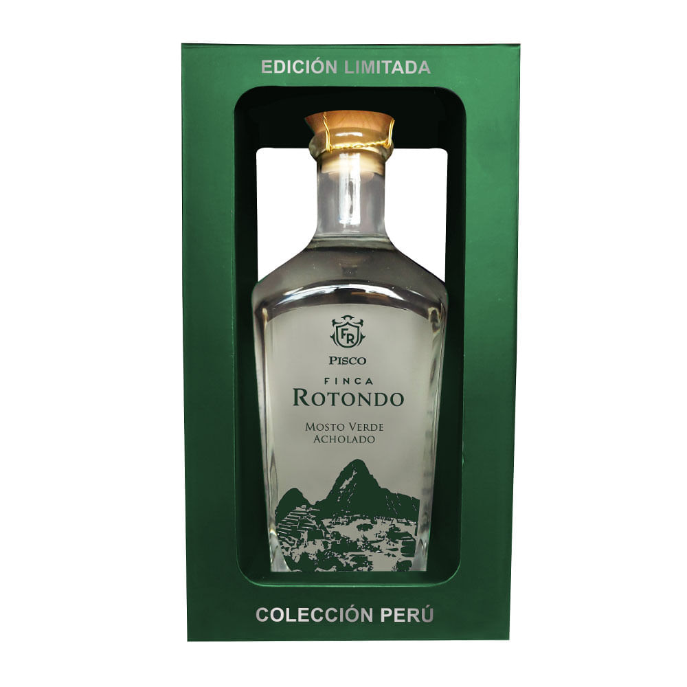 Pisco Italia Finca Rotondo Machu Picchu Botella 750ml