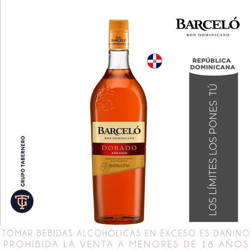 Ron BARCELÓ Dorado Botella 1L