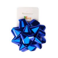 Moño Cinta Benji Metalica Azul