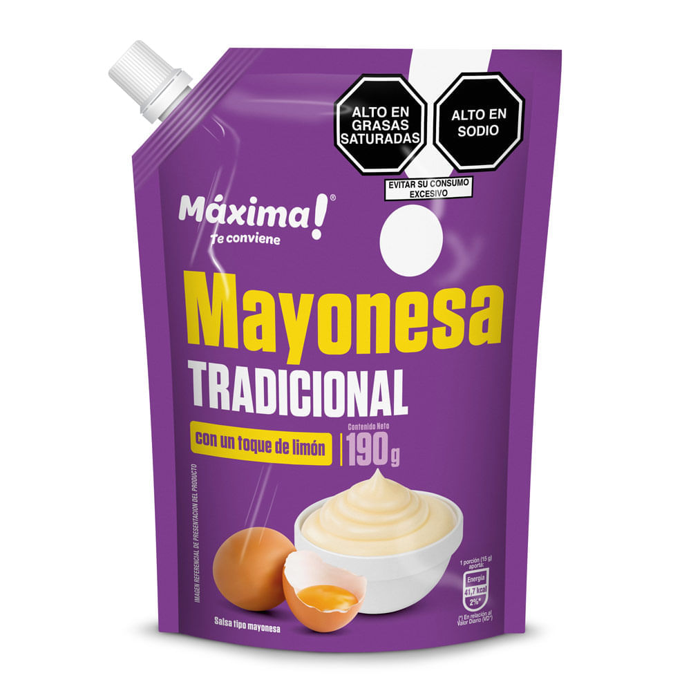 Mayonesa Máxima Tradicional 190g