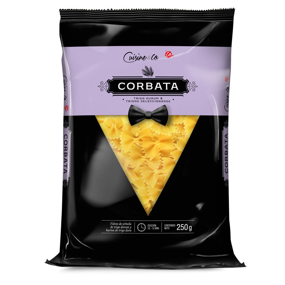 Fideos Cuisine &Co Corbata 250g