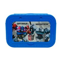 Tupper Divisiones 1400ml + Cubiertos Transformers