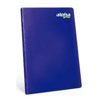 Cuaderno Alpha Scool Triple Raya con Sombra Marco Rojo 92h