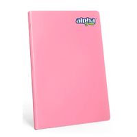 Cuaderno Alpha Scool Doble Raya Marco Rojo 95h