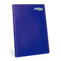 Cuaderno Alpha Scool Marco Rojo 92h