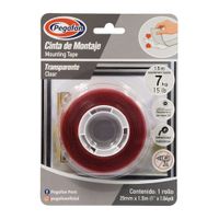 Cinta Montaje Pegafan Clear 25mm x 1.5m